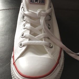 Brand new white converse